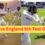India vs England 5th Test Day