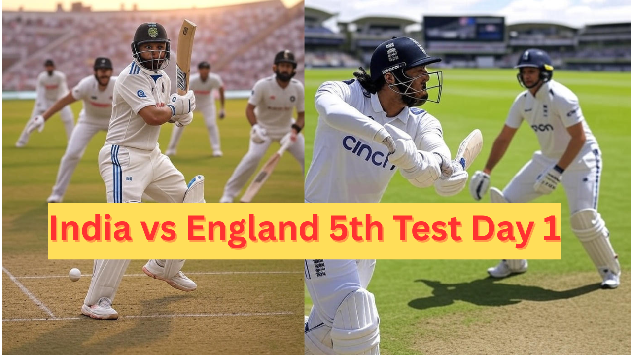 India vs England 5th Test Day