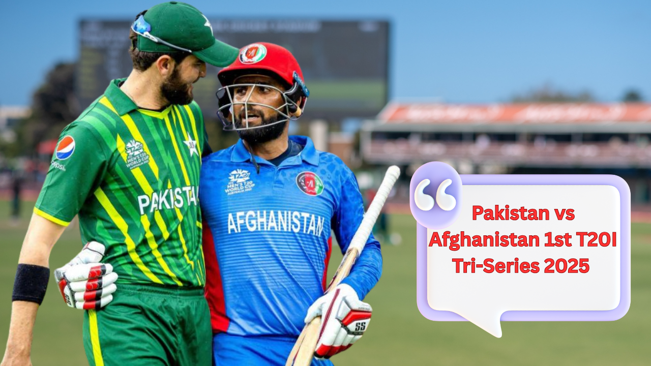 Pakistan vs Afghanistan 1st T20I