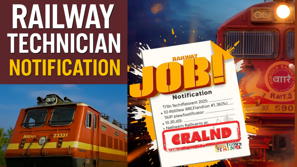 Railway RRB Technician Recruitment 2025
