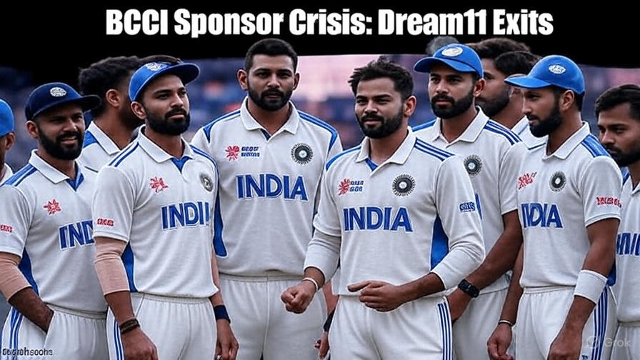 BCCI Sponsor Crisis